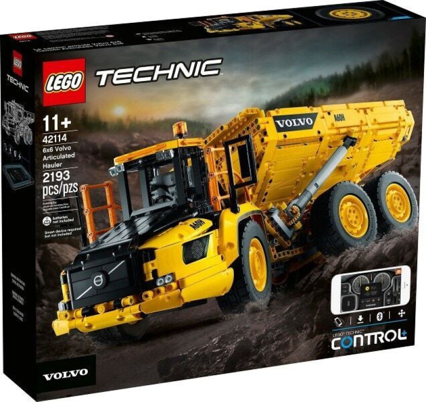 Lego 42114 Volvo 6x6 leddstyrt dumper