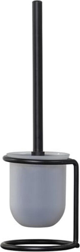 Clean Frittstående Toalettbørste Svart Matt - Akrylkopp Svart