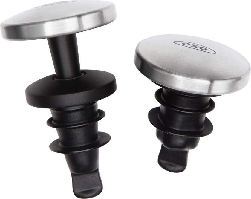 OXO - Steel Expanding Wine Stopper, 2-Pack (3113600)