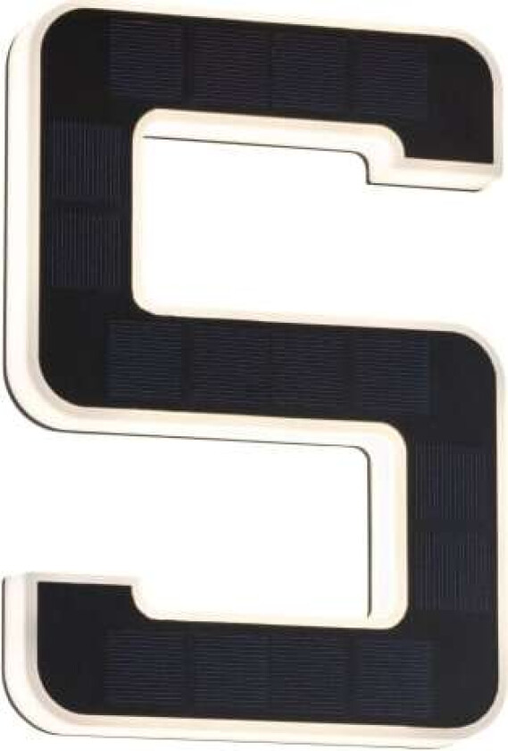 798.46, Utendørs veggbelysning, Sort, Plast, IP44, Gatenavn, III