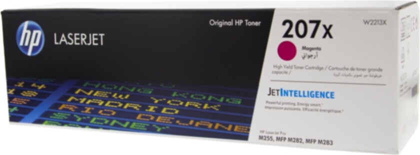 Hp Toner Magenta 207x 2 450 Sider