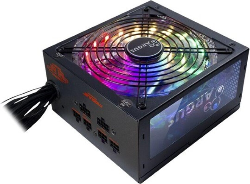 Argus RGB-650W CM II - Strømforsyning (intern) - ATX12V 2.3 - 80 PLUS Gold - AC 100/240 V - 650 watt - aktiv PFC - svart