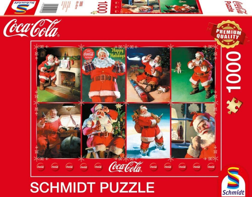 Coca Cola Santa Claus Puslespill 1000 brikker Schmidt