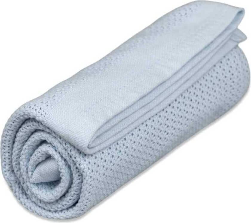 Bilde av Helseteppe Soft Grid, True Blue, Vinter & Bloom