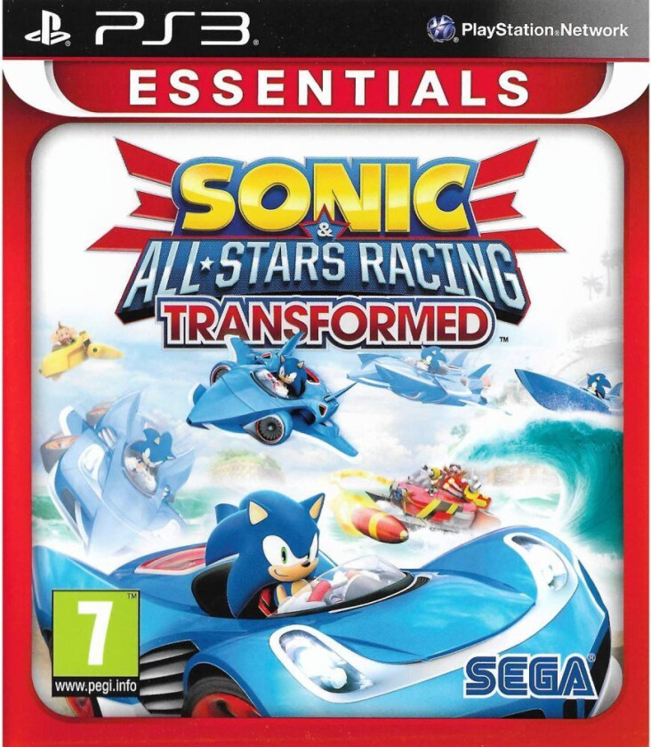 Sonic & All-Stars Racing Transformed Playstation 3 PS3