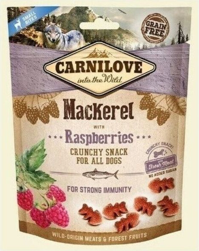 Bilde av Carnilove Dog Crunchy Snack Mackerel & Raspberries