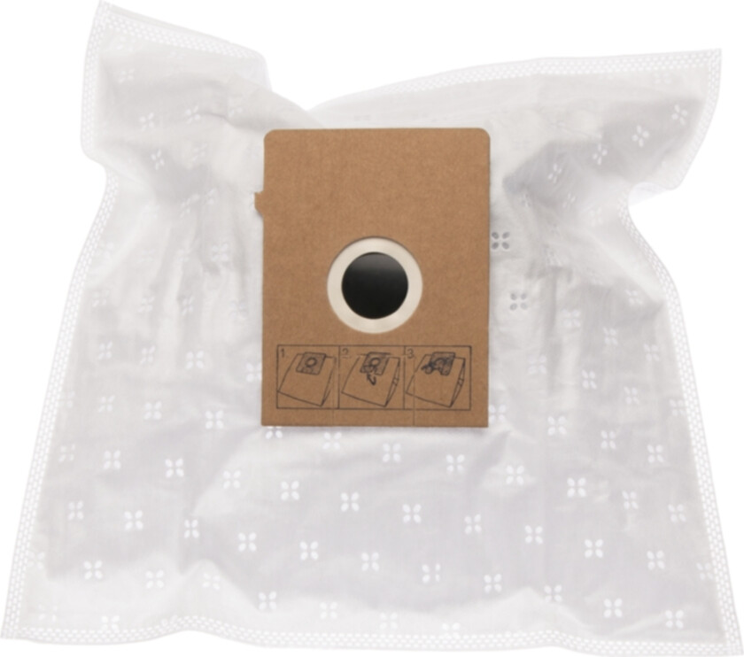 Støvsugerposer, syntetfiber, 5st.+ 1 mikrofilter
