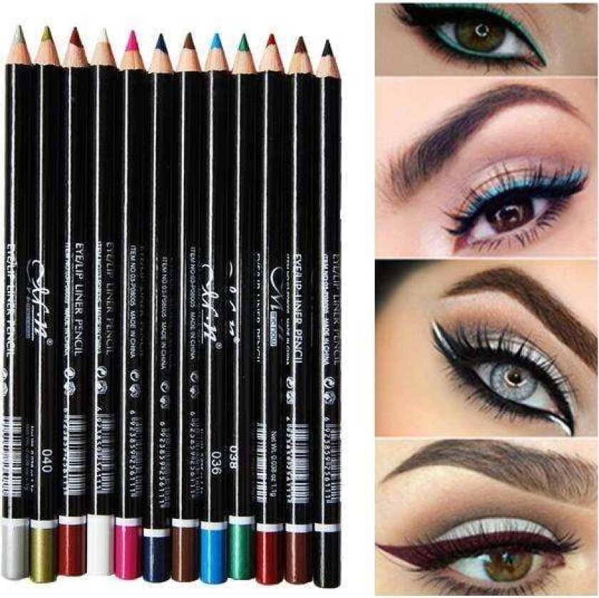 12st Eyeliner Lipliner ögonpenna läppenna smink