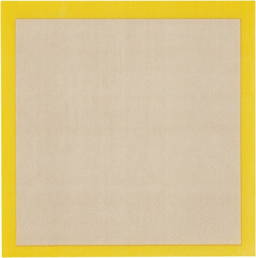 iittala Play papirservietter 33x33 cm 20-pk Beige-gul