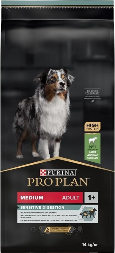 Purina Pro Plan Dog OptiDigest Adult Medium Sensitive Digestion Lamb (14 kg)