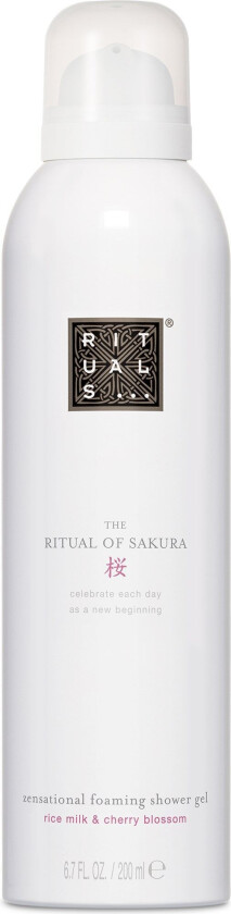 Bilde av The Ritual of Sakura Foaming Shower Gel 200 ml