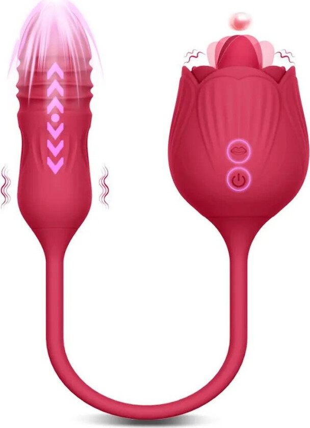 Dubbel glädje, vibrator med 10 vibrationslägen