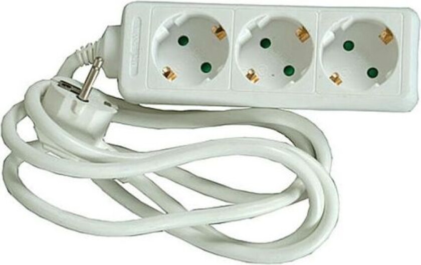 2403259 Grenuttak 3-veis, jordet, hvit