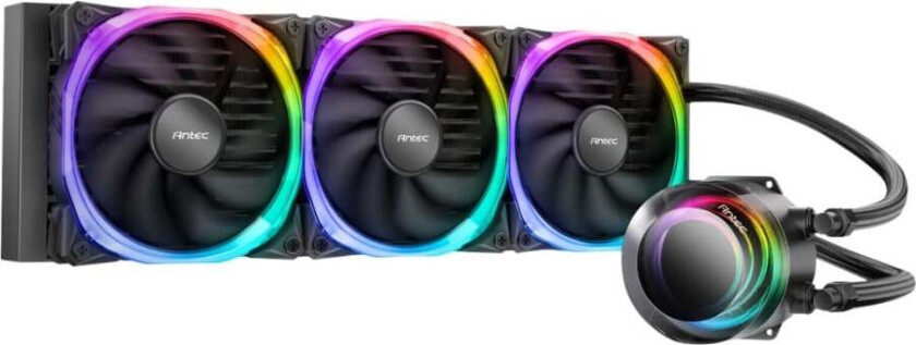 VORTEX 360 ARGB - Væskekjølesystem for prosessor - Radiatorstørrelse: 360 mm - (for: AM3, AM4, LGA1200, LGA1700, LGA115x Socket, LGA20XX) - kob