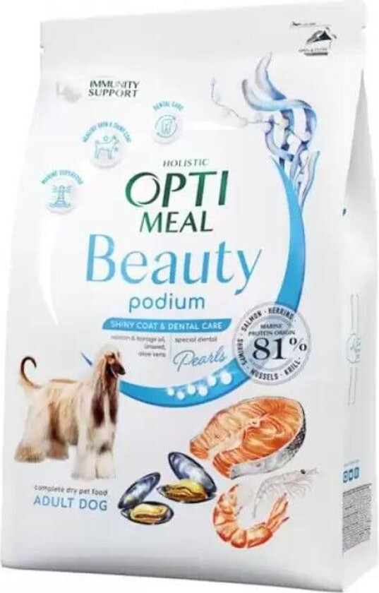 Dog Adult & Senior Beauty Podium Shiny Coat & Dental Care Tørrfôr til hund 4 kg