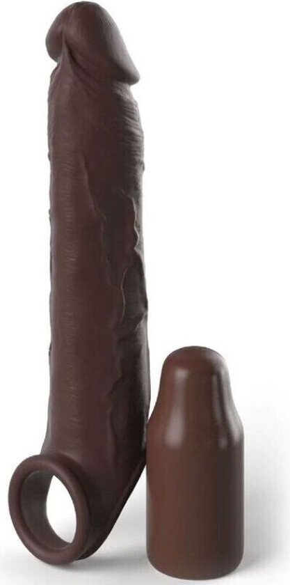 FANTASY X- TENSIONS - PIPEDREAM'S EXTENTION W STRAP 17,78 CM BRUN