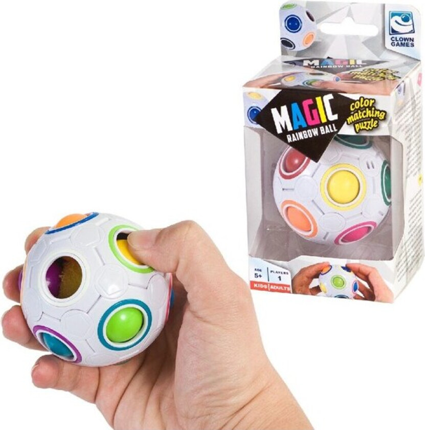 Clown Magic Puzzle Rainbow Ball 3D Puslespill