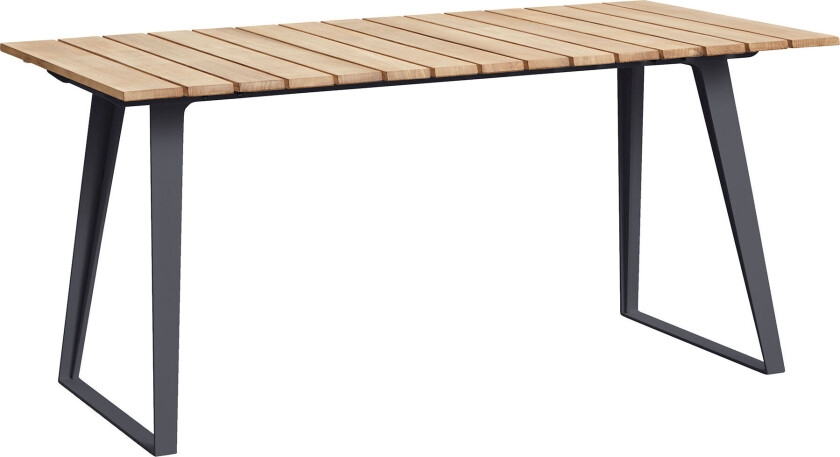 Copenhagen spisebord Teak, lava grey stativ