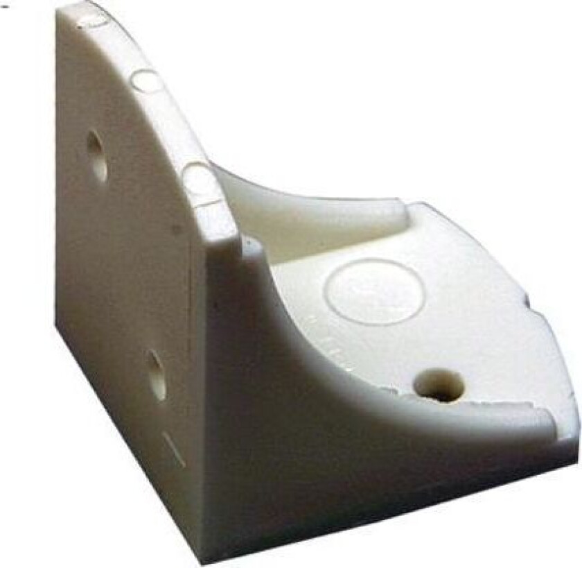 144 Vinkeljern til møbler 22 x 22 mm, 4-pakning