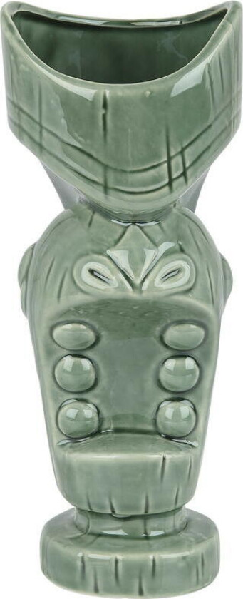 Keramisk Stort Mund Tiki Krus 650ml
