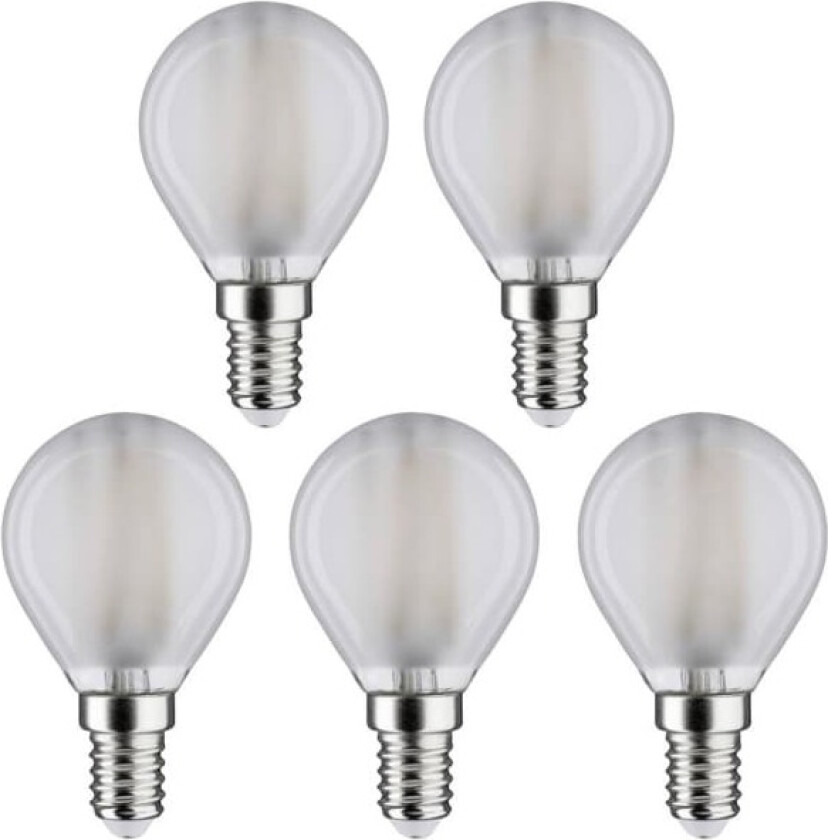 29098 LED (RGB)-lamp EEK F (A - G) E14 Dråbeform 4.8 W Neutralhvid (Ø x H) 45 mm x 78 mm 5 stk