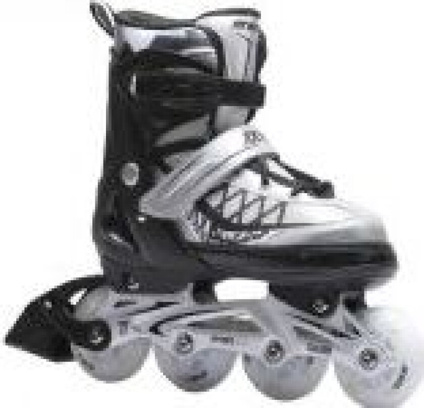 Enero Led rulleskøyter med utskiftbar, justerbar løper, grå, størrelse 30-33