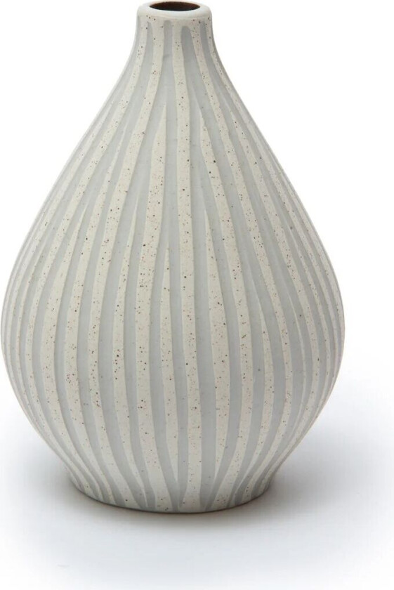 Kobe vase Sand white stone stripe