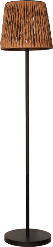 Solcellelampe Cesta 127 cm Brun