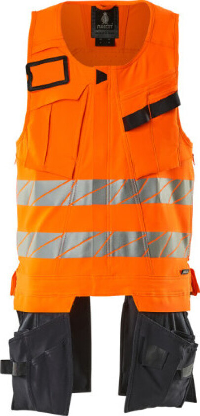 VERKTØYVEST, 2XL, HI-VIS ORANGE
