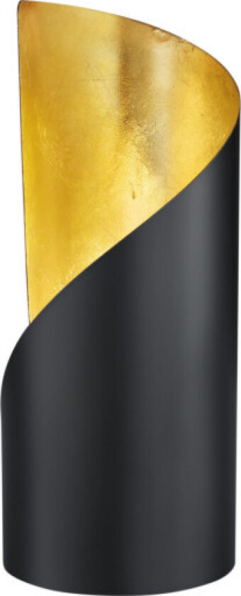 Frank bordlampe, sort/gull