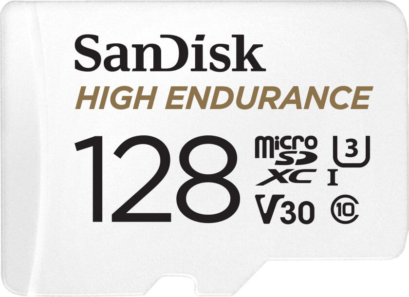 Bilde av Sandisk High Endurance 128gb Microsdxc Uhs-i Memory Card