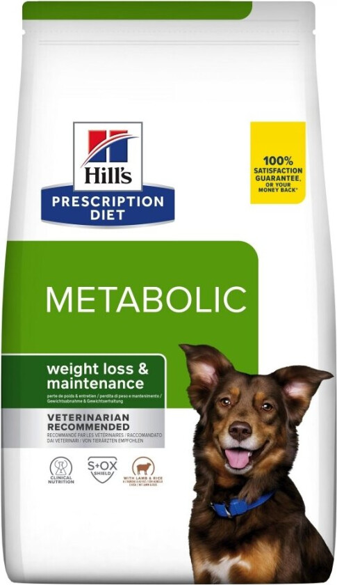 Hill's Prescription Diet Canine Metabolic Weight Loss & Maintenace Lamb & Rice (12 kg)