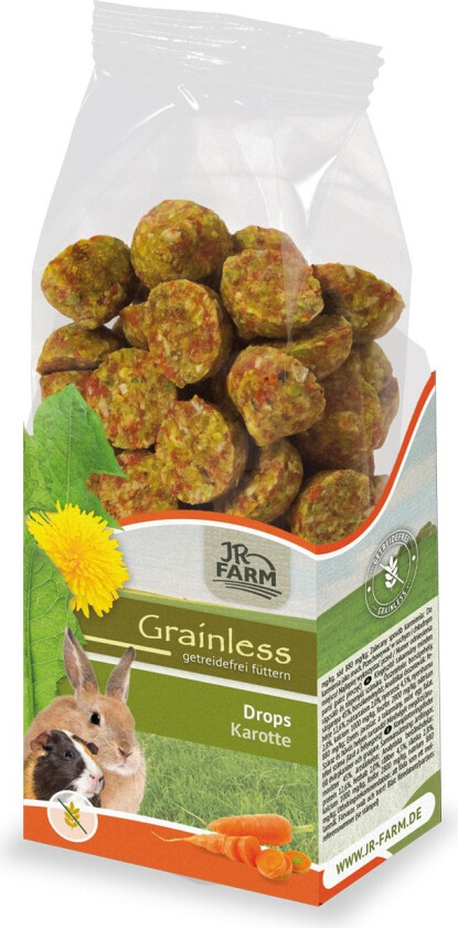 JR Farm Grainless Drops med Gulrøtter