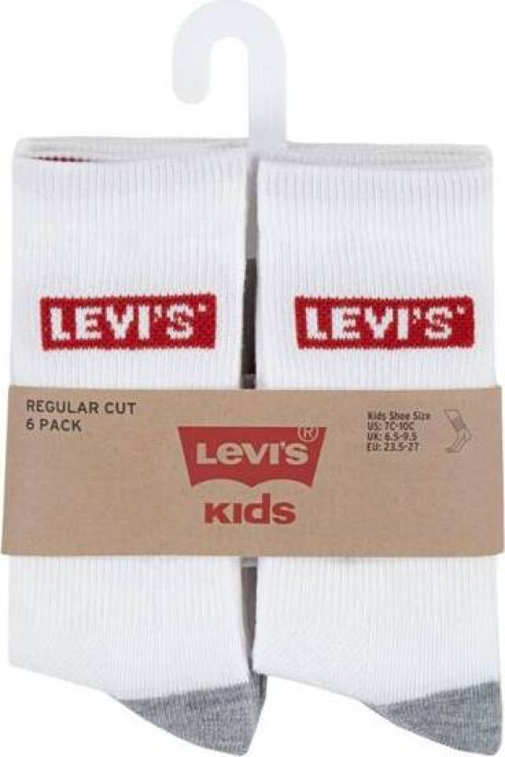 Levi's - 6-pk Sokker High Cut White