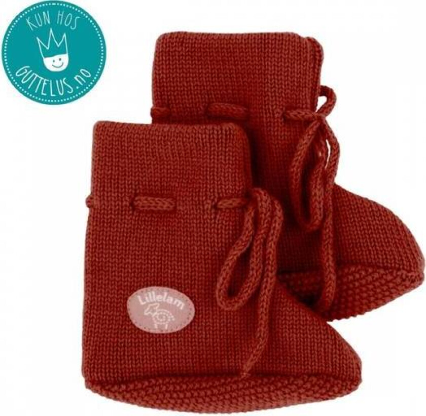 Lillelam - Tøfler Ull, Limited Rust