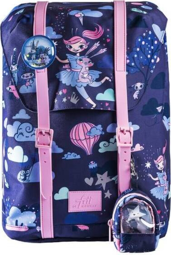 - Skolesekk 22L Retro Best Friends