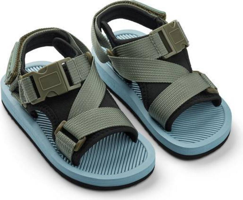 Bruce sandaler - hunter green multi mix