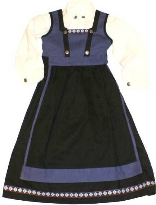 Bunad/festdrakt jente mellomblå