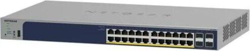 Netgear Gs728tpv3 24xge Poe+ 190w 4xge Sfp Smart Switch