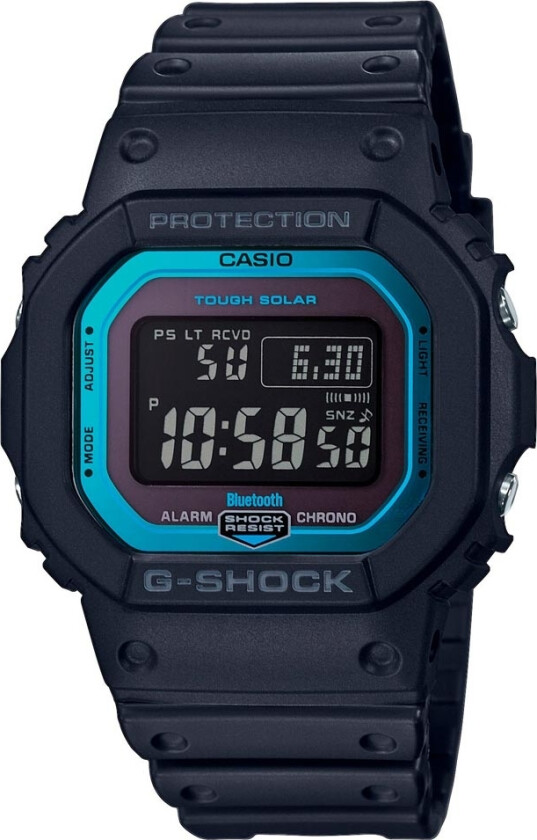 G-Shock Bluetooth GW-B5600-2ER - Digital - Sort - Herreklokker - Fiberrem - Mineral