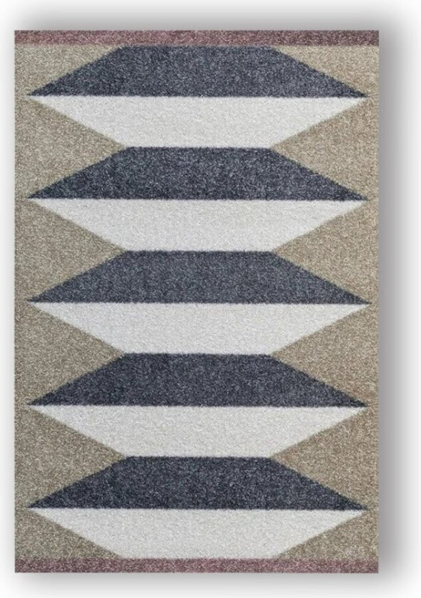 Accordion all-round dørmatte Sand, 55 x 80 cm