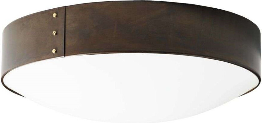 Svep plafond jernoksid, Ø55 cm, opal akryl