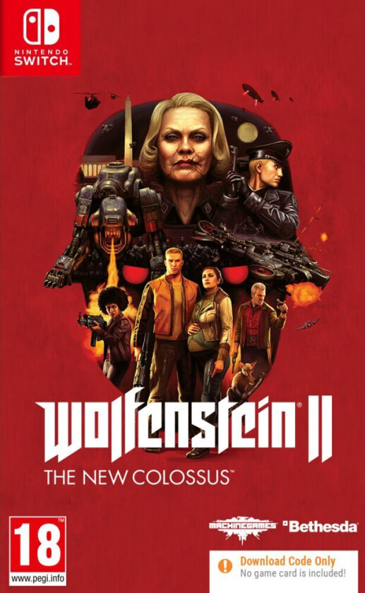 Wolfenstein 2 The New Colossus (Code in a Box)