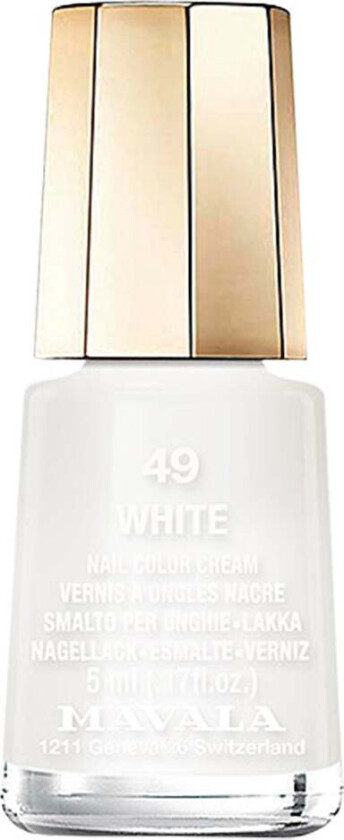 Bilde av Mavala Nail Color Cream, 49 White, 5 ml Mavala Alle farger