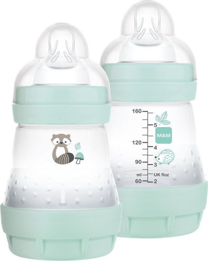 Tåteflaske Easy Anti-Colic, Lyseblå, 160 ml