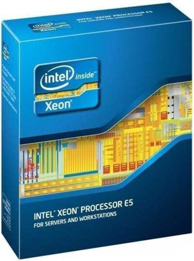 Xeon E5-2630 V3 Prosessor/CPU - 8 kjerner - 2.4 GHz - LGA2011-V3 - Boks (med kjøler)