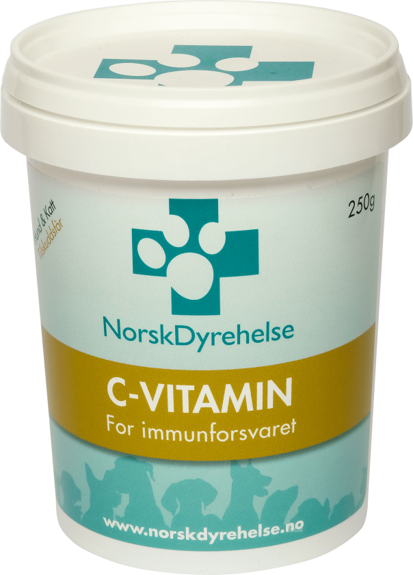 C-Vitamin Kosttilskudd Hund&Katt 250 gr