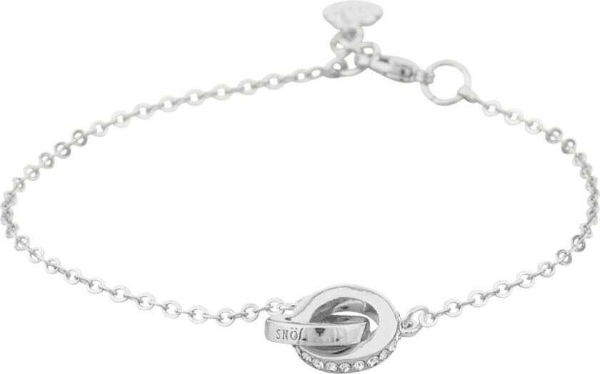 Snö of Sweden Connected Chain Brace Silver/Clear, Snö of Sweden Armbånd
