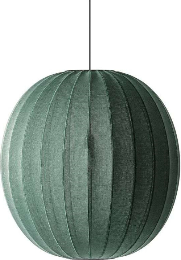 Made By Hand Knit-Wit 75 Round pendel Tweed green