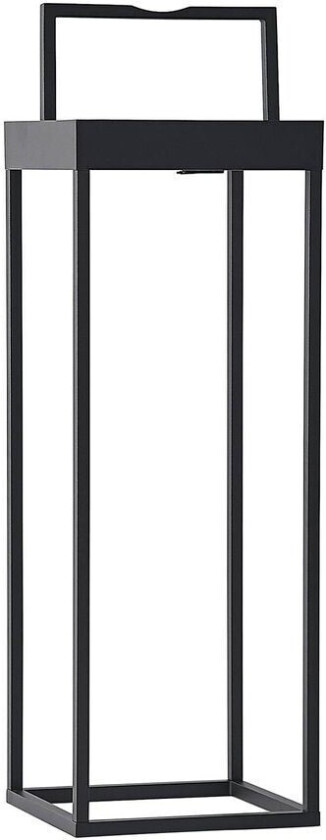 Lynzy LED-solcellelampe, svart, 58,3 cm